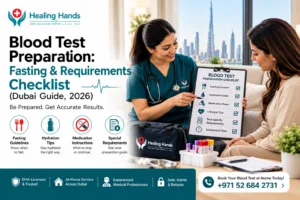 Blood test fasting and preparation checklist for Dubai patients, 2026 guide.