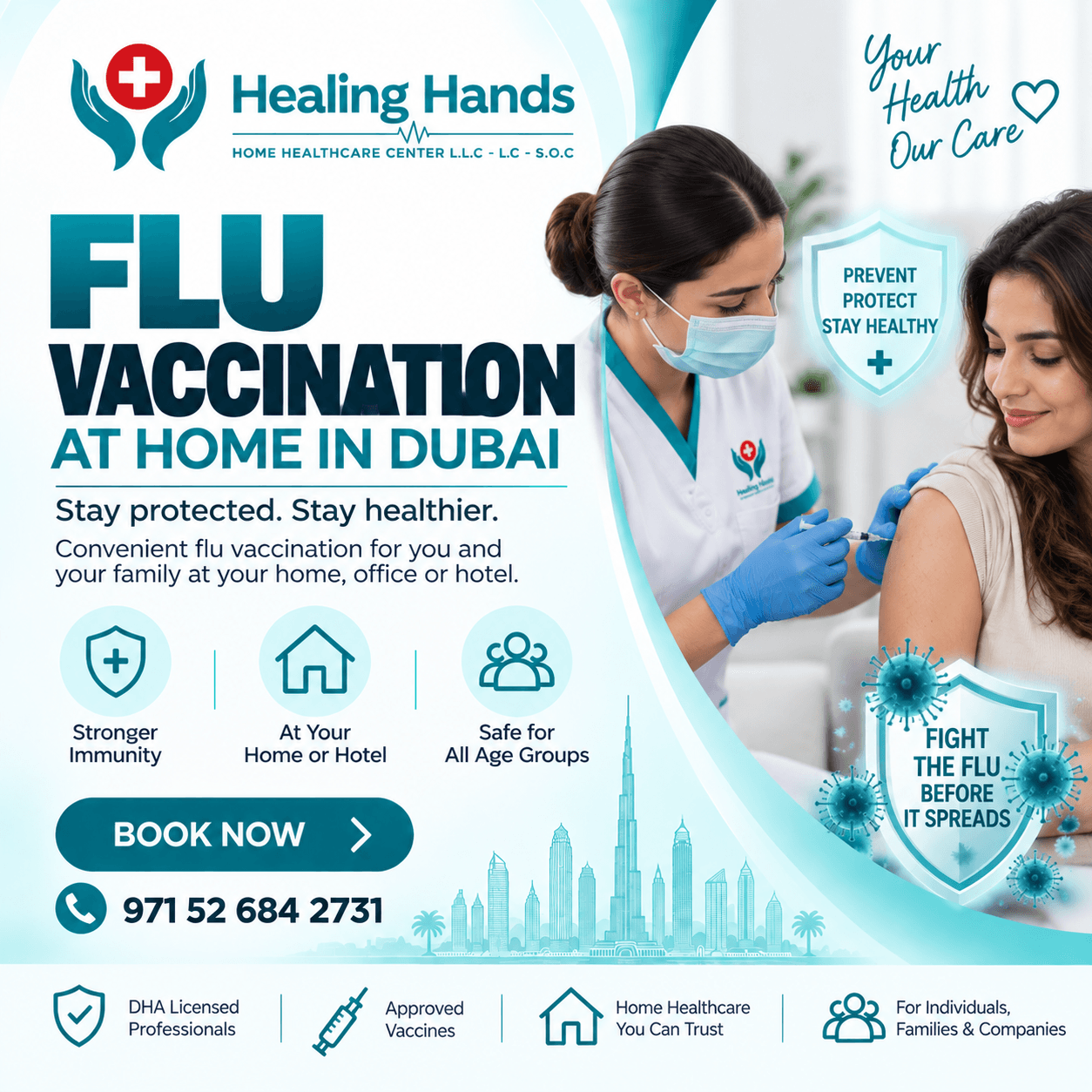 flu. vaccination